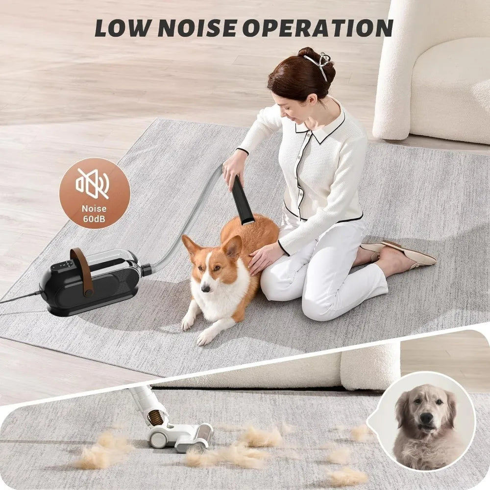 Pet Grooming Kit & Dog Hair Vacuum