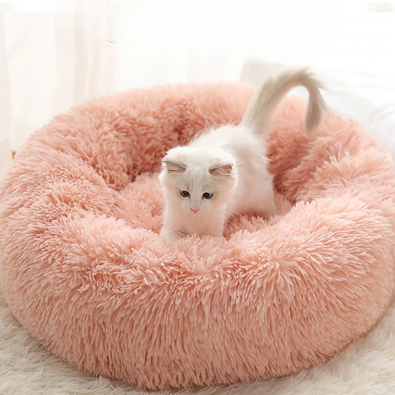 Detachable Plush Pet Nest Bed