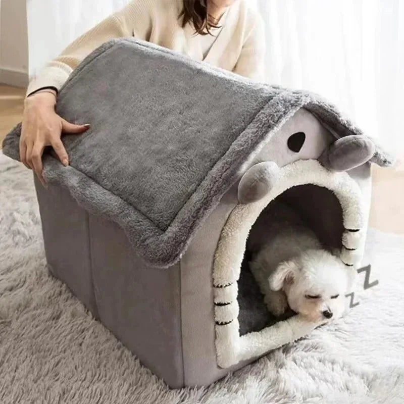 Removable Cushion Enclosed Pet Tent For Kittens