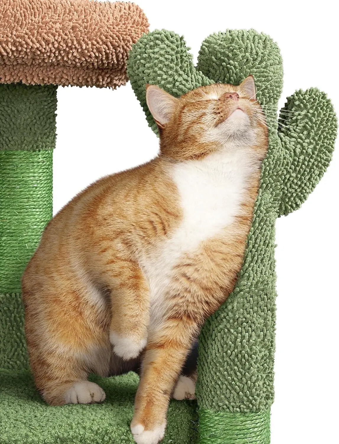 Multi Level Condo Scratching Post  42in Cat Tower for Indoor