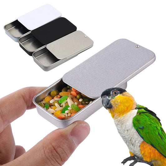 Parrot Hand-held Feeder Mini Feeding Box