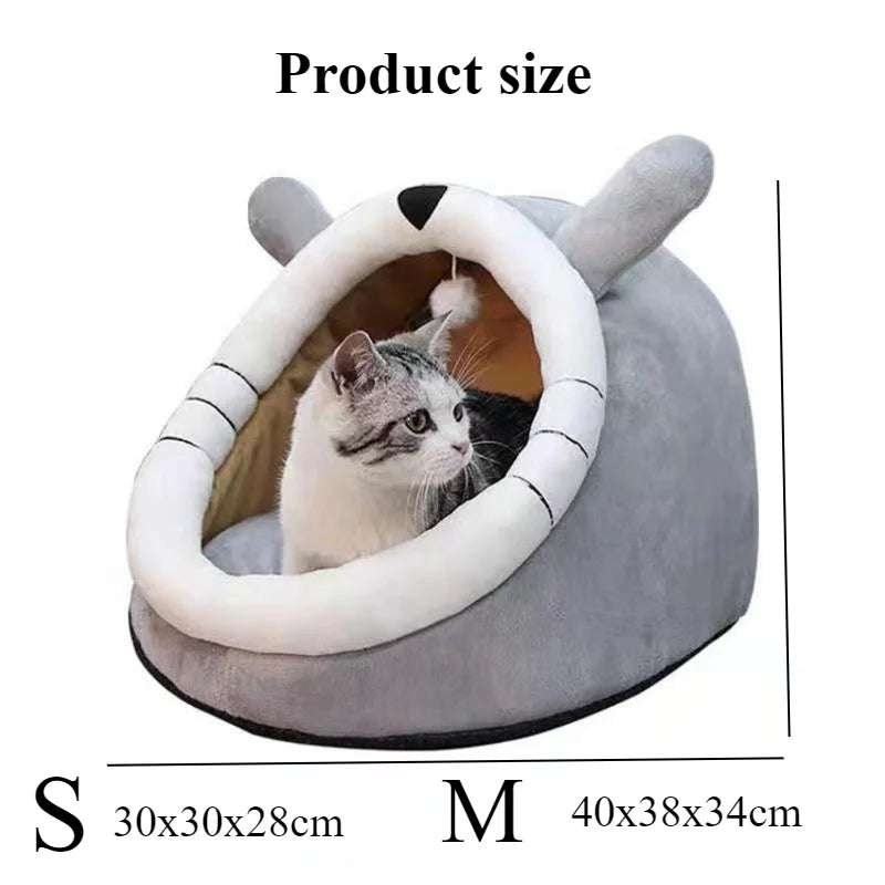 Foldable and Washable Winter Cute and Warm Cat/Dog House