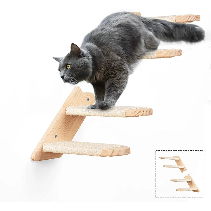 Wall Mounted Reversible Cat Climbing Shelf