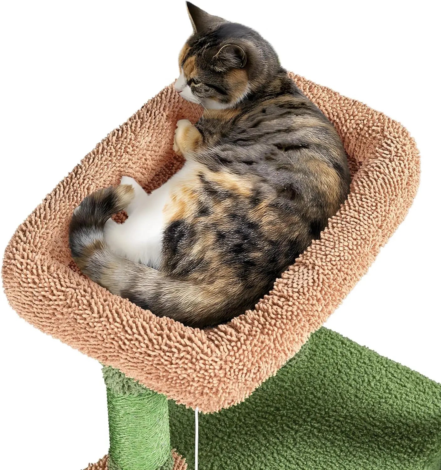 Multi Level Condo Scratching Post  42in Cat Tower for Indoor