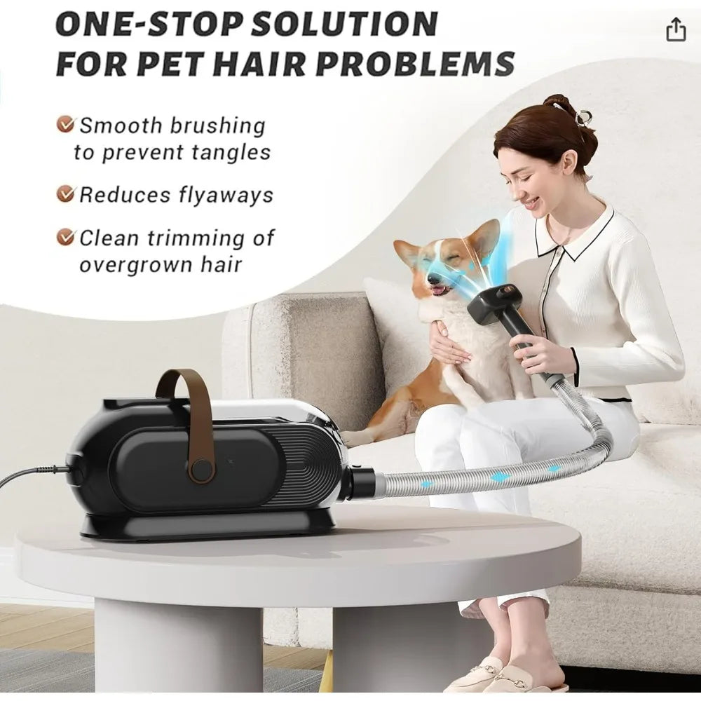 Pet Grooming Kit & Dog Hair Vacuum