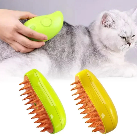 Electric Spray Pet Steam Brush Comb