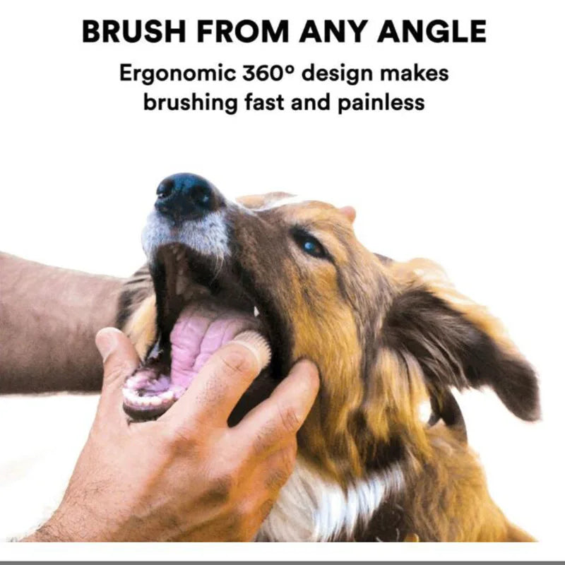 Finger Toothbrush for Dogs & Cats