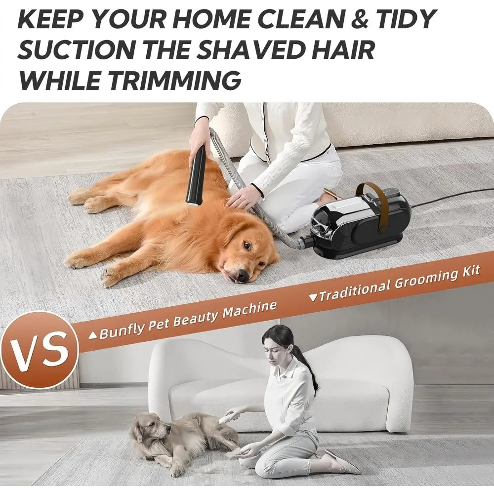 Pet Grooming Kit & Dog Hair Vacuum