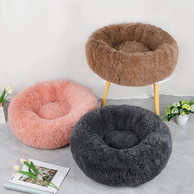 Detachable Plush Pet Nest Bed